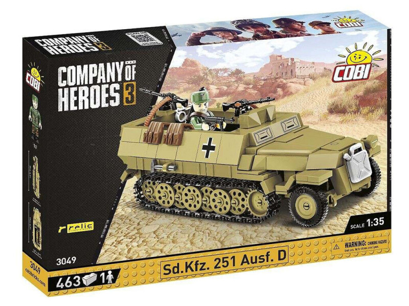 Cobi Německý obrněný transportér Sd.Kfz. 251 Ausf. D 1:35